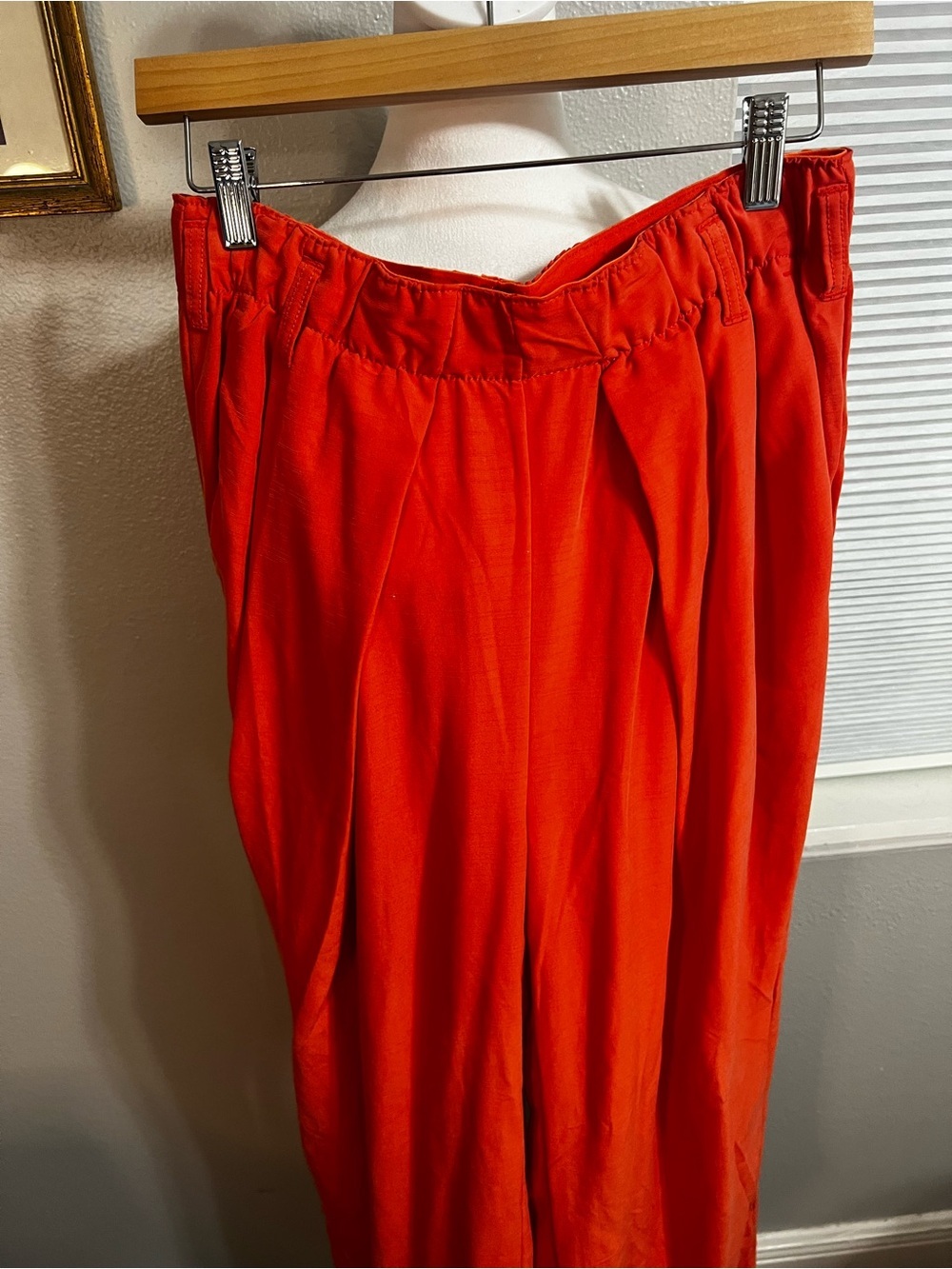 Free People Nothin to Say pleated trouser rare small orange pockets - Picture 7 of 13